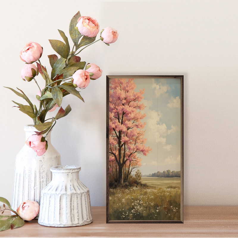 Cadre photo simple imprimé sur bois, H 16 po x l 8 po