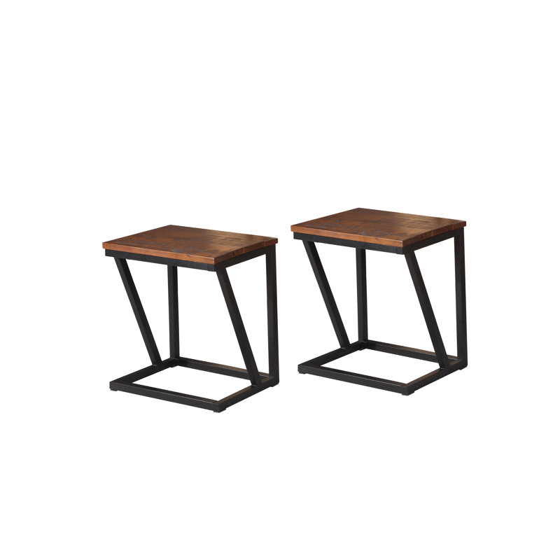 Tabouret d'appoint en métal Lysander
