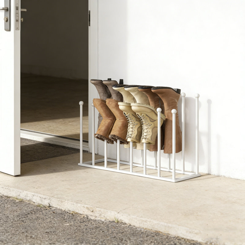 Freestanding Boot Rack, 19.5" H x 31.1" W x 9.84" D