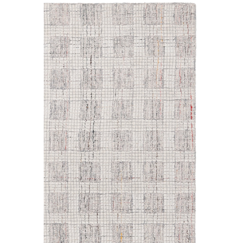 Tapis en laine touffeté à la main Ebony, Rectangle 4 po x 6 po