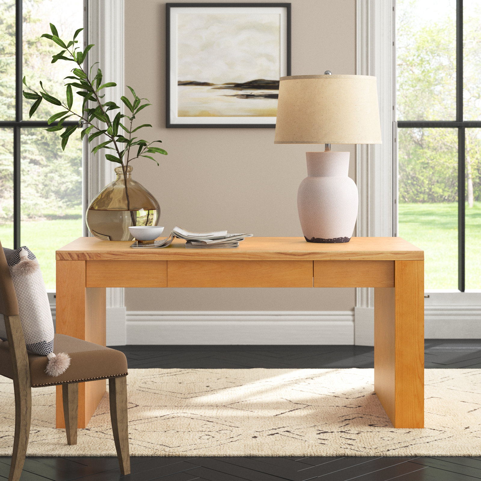 Steph Writing Desk, Brown
