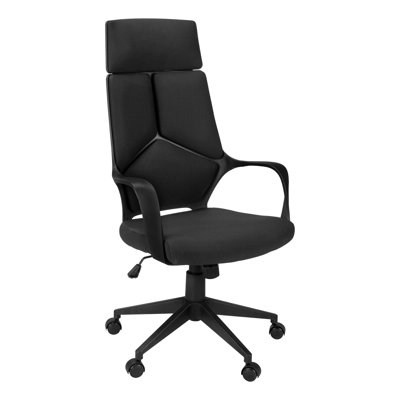 Chaise de bureau Kraker, hauteur réglable, pivotante, ergonomique, accoudoirs, bureau d'ordinateur, bureau, métal