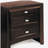 Espresso 2-drawer Nightstand-1558055478