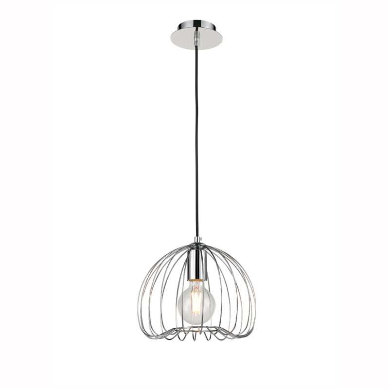 Schwerin 1 - Light Chrome Single Pendant