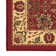 Ottohome Non-Slip Traditional Area Rug For Living Room, Hallway, Entryway Rug, Dark Red