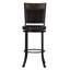 Aleira 2-Person Round Manufactured Wood Dining Set with Swivel Stools