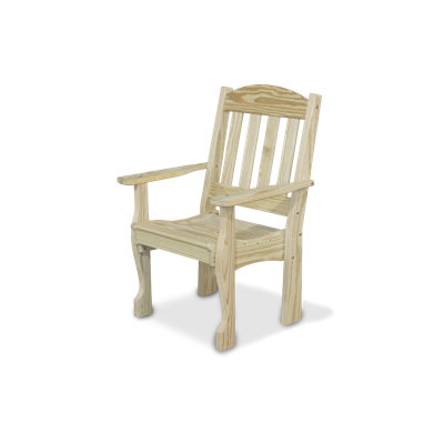 Chaise de patio de jardin en bois Scandia