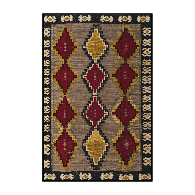 Tapis abstrait moderne 4990, Rectangle 7 pi x 10 pi