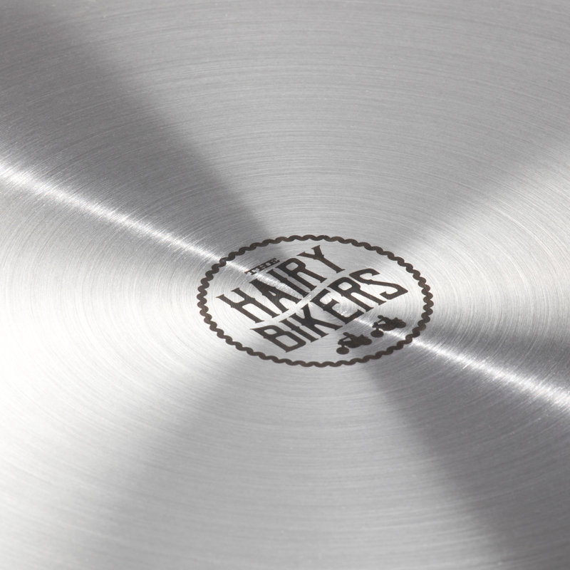 Hex Guard Non-Stick Stainless Steel Saucepan, 2 Ltr