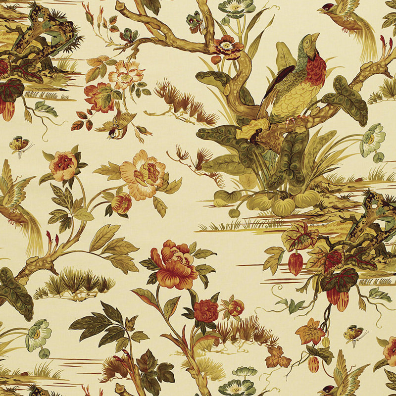 Le Faisan Chinoiserie Fabric