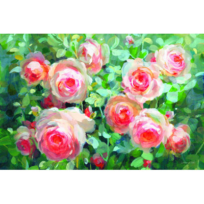 Roses anglaises - Peinture