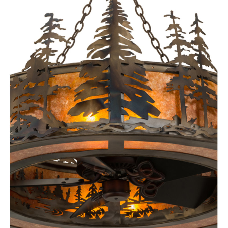 Tall Pines Downrod Ceiling Fan