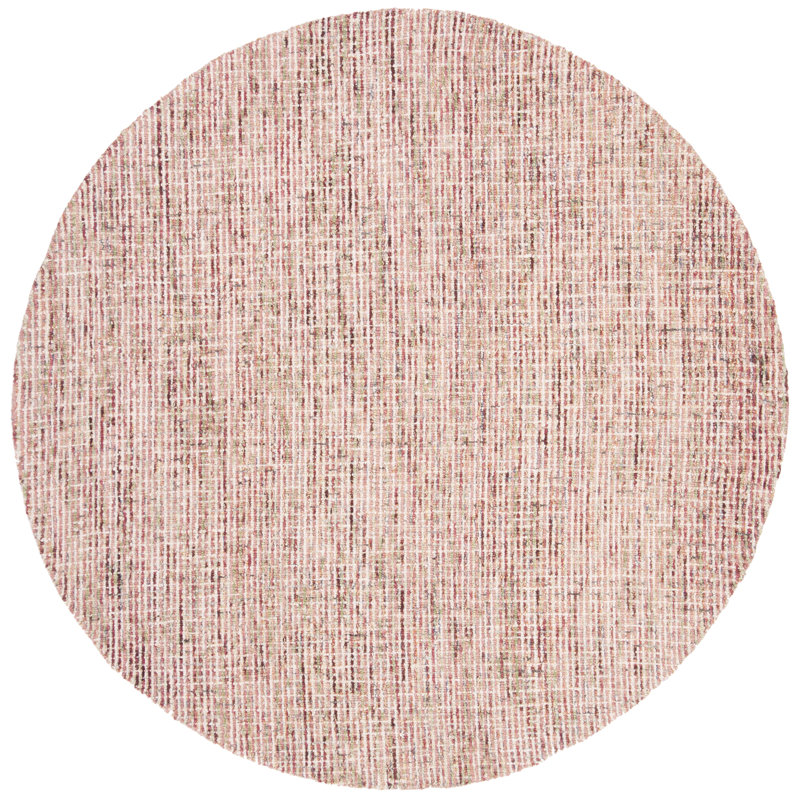 Burchett Hand Tufted Wool Rug, Round 6'