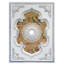 Médaillon de plafond rectangulaire de centre floral-48368270-48368269