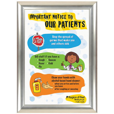 Busygrip Stainless Steel Poster Frame