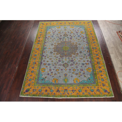 One-of-a-Kind 9'10'' X 13'1'' New Age Wool Area Rug in
