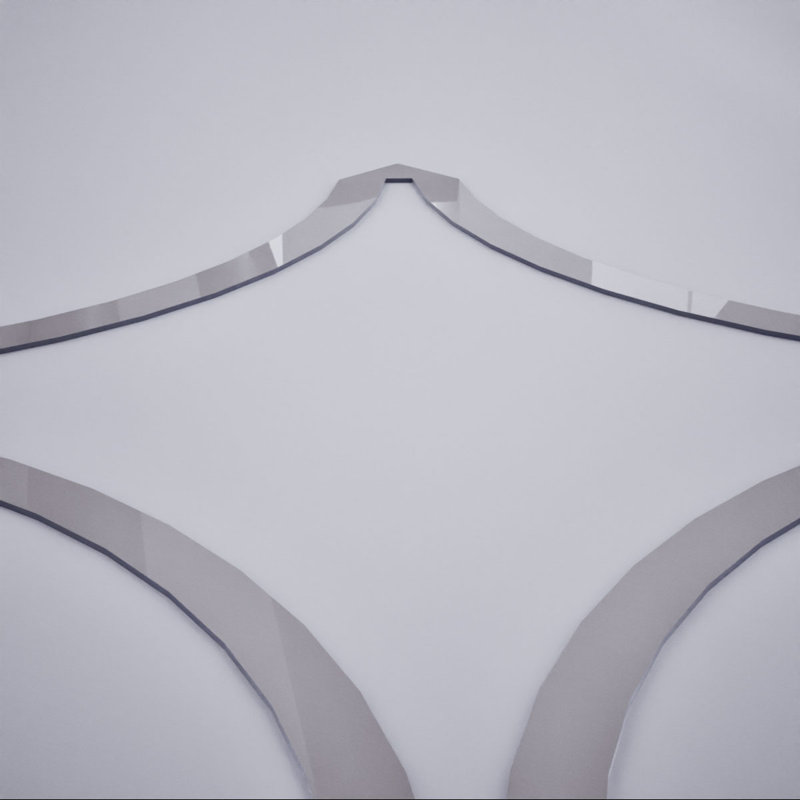 Panneaux muraux décoratifs en acrylique, grand, l 23 3/8 po x H 23 3/8 po x T 1/8 po, gris, 23.38" H x 23.375" W x 0.125" D