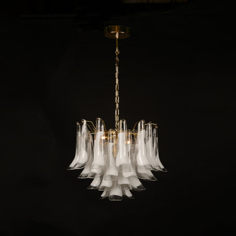 Pirelli 5 - Light Chandelier, Polished Brass