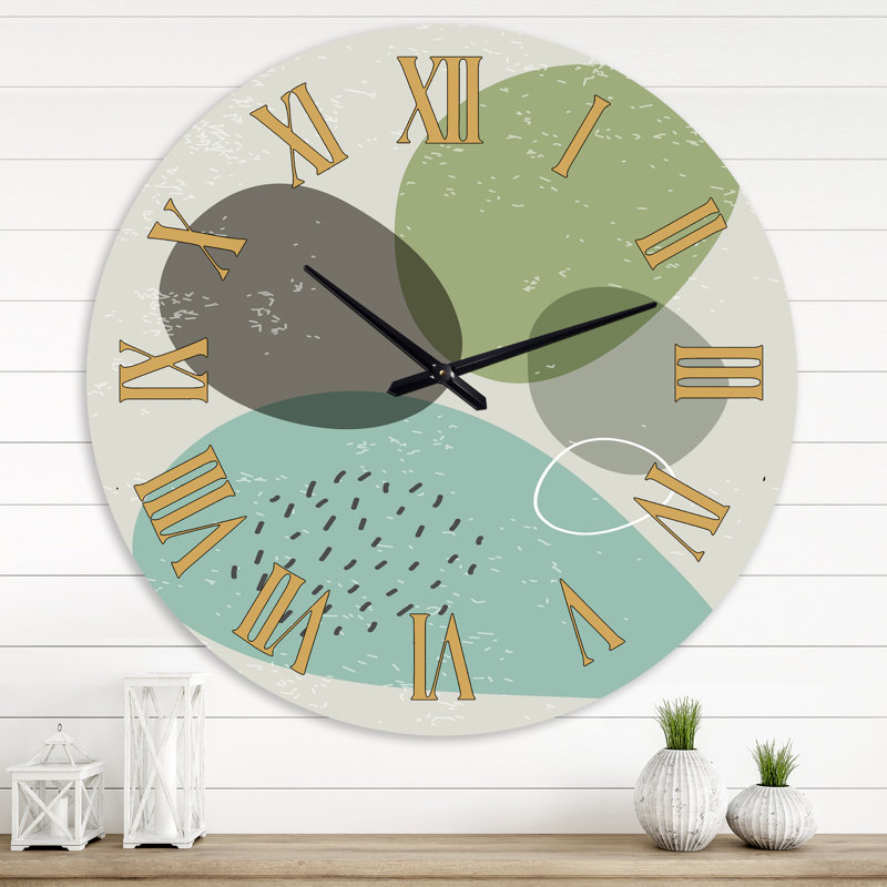 Horloge murale moderne, Médium