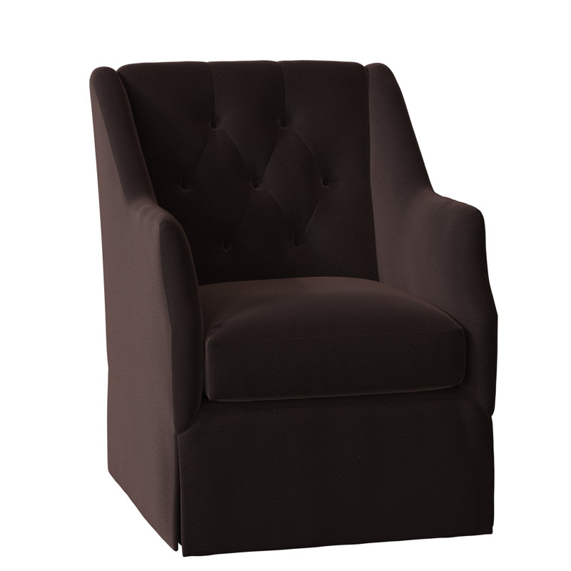 Claudette Tufted Armchair, Margaret Mahogany