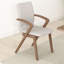 Chaise d'appoint moderne à dossier solide gris (ensemble de 2)