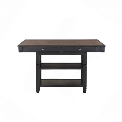 Table de comptoir 1Pc avec tiroirs de rangement 2X présentoirs et meubles de salle à manger