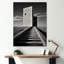 Noir et blanc, photo I - Tours, reproduction d'art mural-97170757-97170753