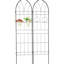 Treillis polyvalent en métal pour les plantes d'extérieur, rehaussant la beauté du jardin