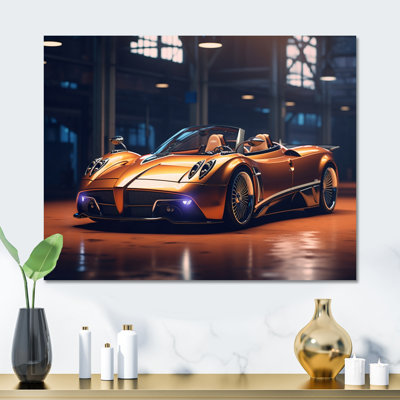 Neon Italian Exotic Car