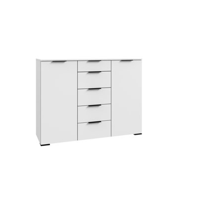 Ciarra 139 cm W Chest of 5 Drawers