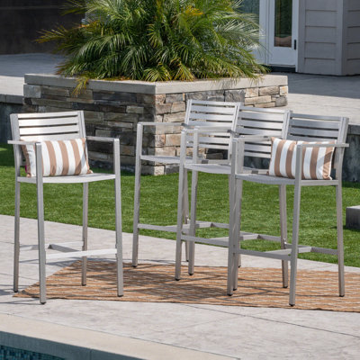 Caggiano Outdoor 29" Patio Bar Stool
