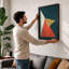 Motion Geometric - Framed Print-1473630199-1473630197
