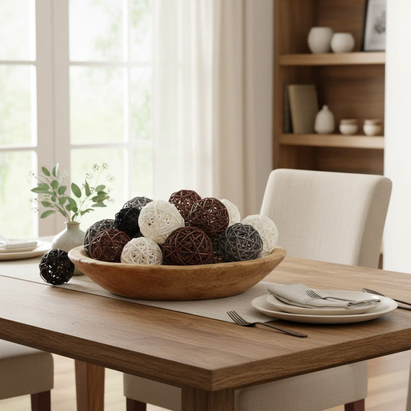 Figurines & Sculptures, White/Dark Grey/Brown/Black