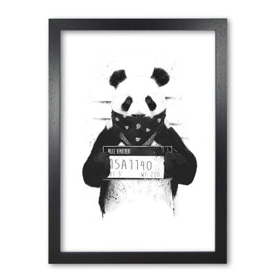 Bad Panda 1 Piece Wall Art