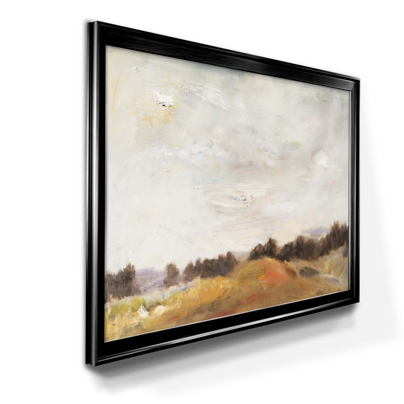 Fields of Gold - reproduction d'art sur toile encadrée, H 22,5 po x l 42,5 po x P 1,5 po, Noir