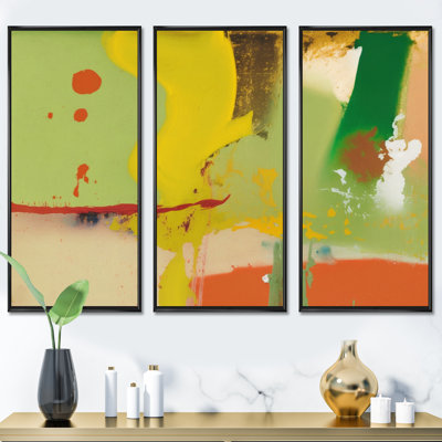 Mousse espagnole «Soulscape II», reproduction sur toile 3 pièces
