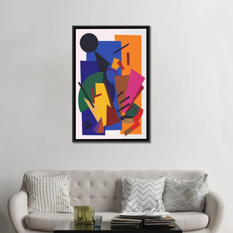 « oublied things », impression sur toile, Toile avec cadre noir, Pas de tapis, H 48 po x l 32 po x P 1,5 po