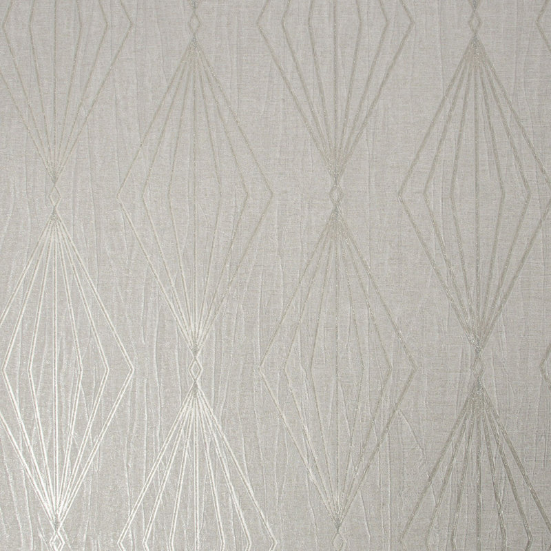 Boutique Marquise Geometric Wallpaper, Pearl