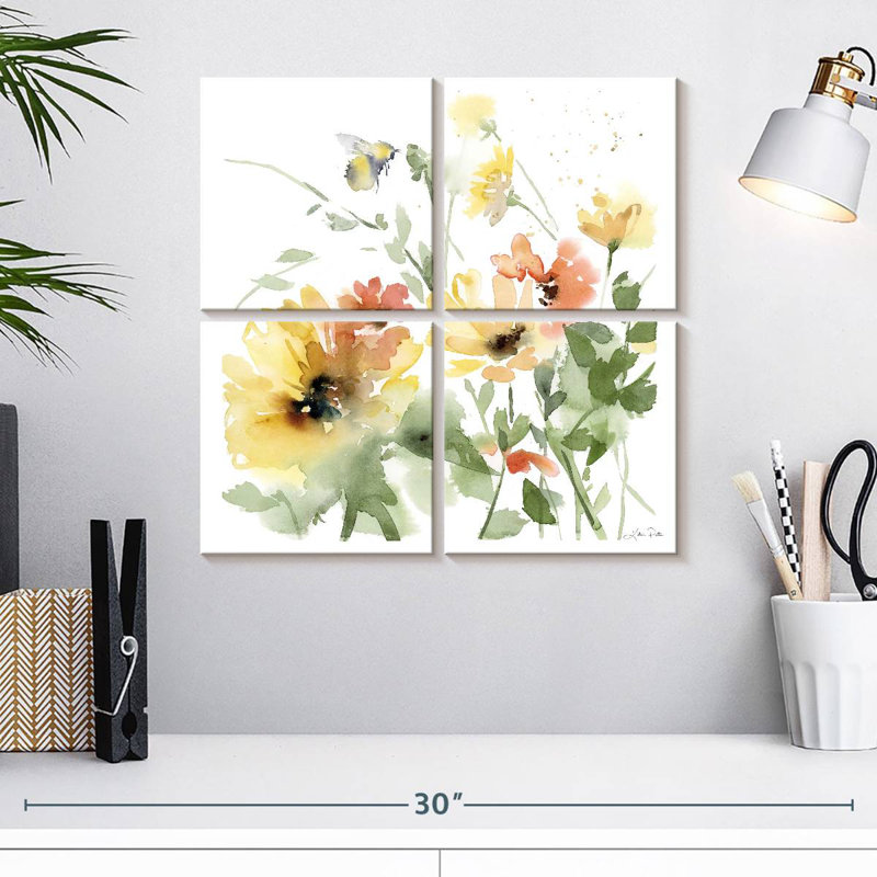 Harnek pré de tournesols I, H 18 po x l 18 po