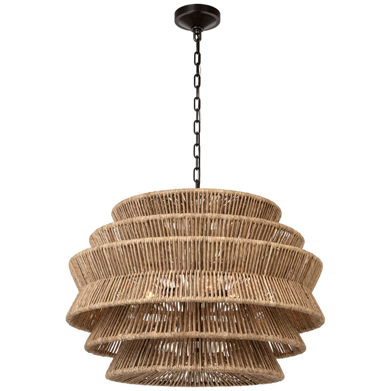 Antigua 3 - Light Chandelier, 19.5" H x 30" W x 30" D