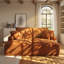 Canapé-lit double en velours côtelé l 70,9 po x P 61,8 po Normicore
