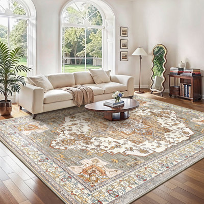 Machine Printed Area Rug