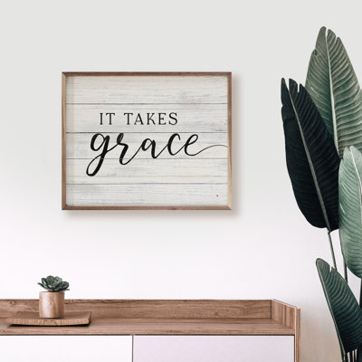 It Takes Grace White