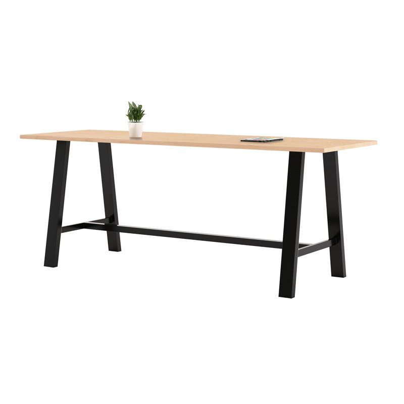 Midtown Solid Wood Breakroom Table, Maple, 41" H x 108" L x 42" W