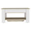 Table de rangement Austin de 40 po de largeur avec 1 tablette extensible, 4 pieds et tablette inférieure-216069555-216069556