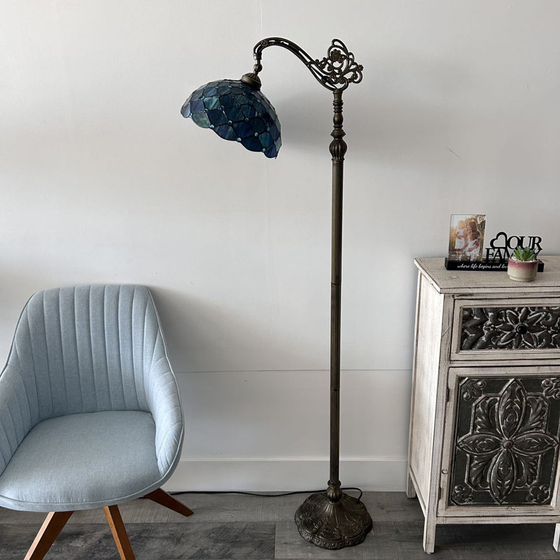 Padma 63'' Bronzed Arched Floor Lamp
