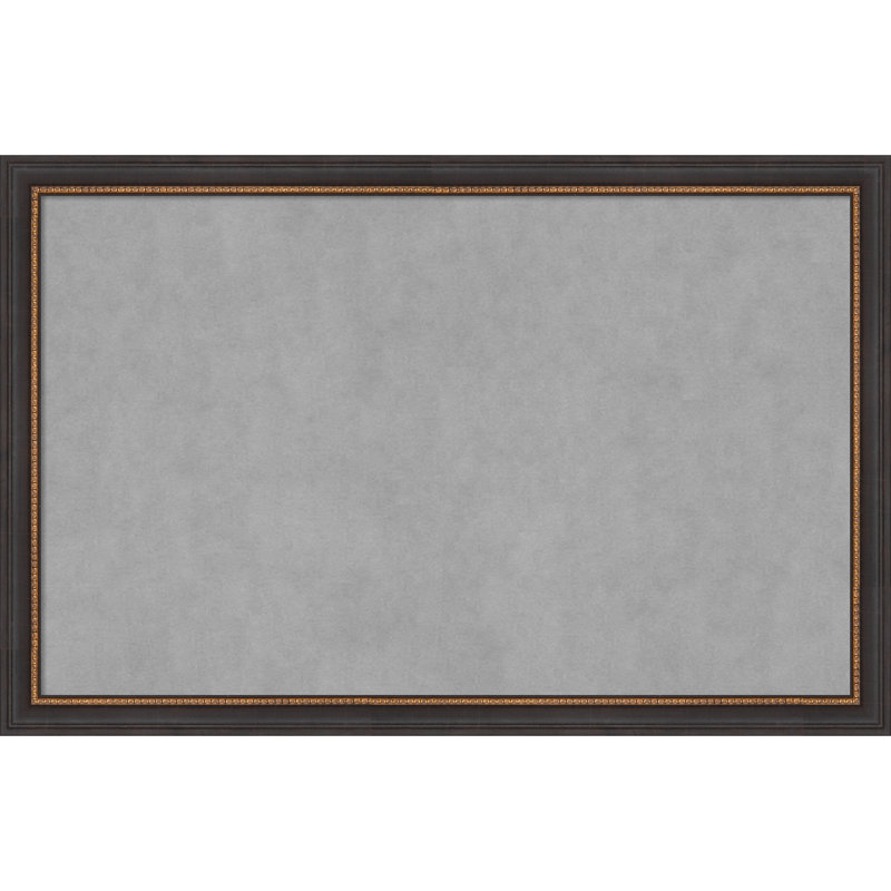 Tableau magnétique magnétique en métal, 23" H x 35" W