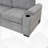 Cassan Upholstered L-Shaped Sectional Left Hand Facing-560008784