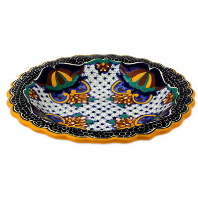 Bungalow Rose Fleurinord Ceramic Platter