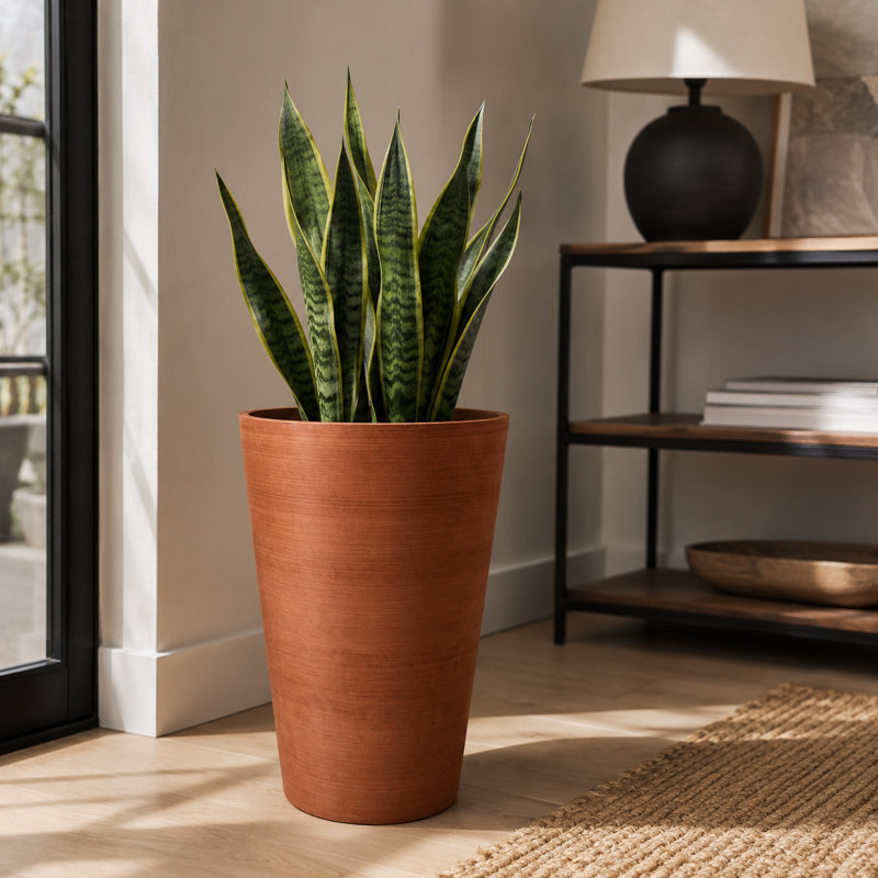 Grand pot à fleurs Miley, Terracotta, H 13 po x l 10 po x P 10 po